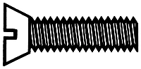 Brass Screws: 1/2" x .047" Flat Head - Precision Fasteners for Any Project. Pack of 10.